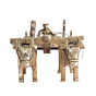 Premium Brass Bullock Cart Showpiece for Home Decor BH12410