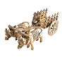 Premium Brass Bullock Cart Showpiece for Home Decor BH12410