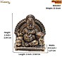 Brass Kuber Idol Big  Wealth, Home Temple, Vastu & Gift BH12417