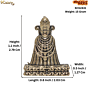 Mini Brass Khatu Shyam Idol for Home Temple & Gift BH12431