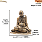 Mini Brass Swami Samarth Idol for Home Temple & Gift BH12435