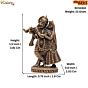 Mini Brass Radha Krishna Idol  Home Temple, Pooja & Gift BH12442