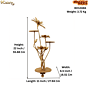 Brass Flower Bouquet Showpiece for Home Decor & Gift BH12466 