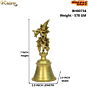 Brass Bell with Krishna Statue KBH00734