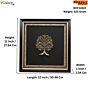 Brass Banyan Tree Wall Hanging Frame for Home, Office & Gift BHF12422