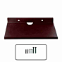 Set top Box Stand | Wooden | Wall Mounted
