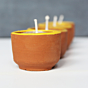 Terracotta_CUP_Candles Set of 12