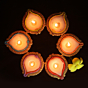 Handmade Wax Filled Diya | Set of 12