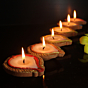 Handmade Wax Filled Diya | Set of 12