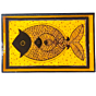 Golden Fish Painted Tray 