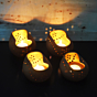 Chirag 2 Candle Holder Set of 4 With Complimentary Tealight