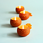  Tealight Holders set of 4 with complimentary candles 