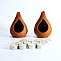 DROPLET Candle Holder Set of 2 With Complimentary tealights 