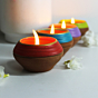 Pot _DABAR_Candle Holder Set of 4 With Complimentary HD Candles