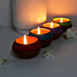 Pot _DABAR_Candle Holder Set of 4 With Complimentary HD Candles