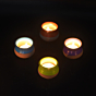 Pot_HANDI_Candle Holder Set of 4 with Complimentary HD Candles FREE