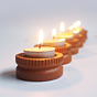 Candle Holder Set of 6 with Complimentary Tealights 