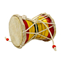 Handcrafted Multicolored Wooden Damroo