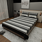 Kerala Handloom Double Bedsheet Cotton with Pillow Covers | Striped
