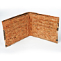	Mens Cork Wallet Handmade Vegan Bi Fold Wallet