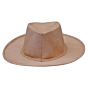 Premium Leather Cowboy Hat | Tan Colour