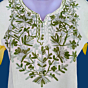 Women Embroidered Pure Cotton light yellow short Kurti