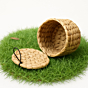 Water Hyacinth  Round storage box 