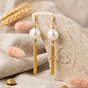 Pearl & Bead Dangle Earrings