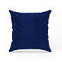 Faux Fur Cushion Covers | Pack of 3 Pcs | Royal Blue Velvet | 16x16 Inch 