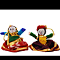 Santarms RajasthaniGudda Guddi Keychain  Katputli for School Bags Keys Bike Key Car Key Bag Key