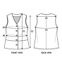 Handmade Smocking Vest| XL