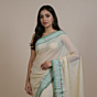 Exclusive Bengal Handloom Saree | Cream