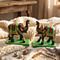 Handcrafted Wooden Elephant Toy | Set of 2