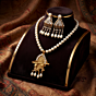 Handcrafted Govinda Gold & Pearl Necklace Set