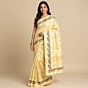 Handloom Tussar Saree | Beige Colour