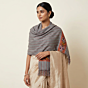 Handwoven Kullu Woollen Shawl for Women | Grey