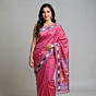Ponnur Tie&Dye Cotton Sarees-Pink