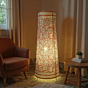 Handmade Decorative Floor Lamp - Red