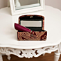 Handcrafted Leather Lipstick Case with Mirror