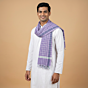 Handloom Cotton Lavender Checkered Gamcha