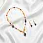 Handcrafted Glass Beaded Multicoloured Necklace