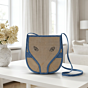 Handcrafted Jute Elephant-Inspired Sling Bag