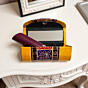 Handcrafted Leather Lipstick Case with Mirror