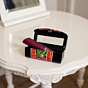 Handcrafted Leather Lipstick Case with Mirror