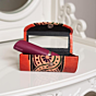Handcrafted Leather Lipstick Case with Mirror