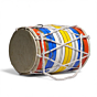 Hand-Painted Baby Dholak - 7-Inch Miniature Drum for Kids