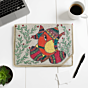 Handmade Madhubani Painting Jute File Folder