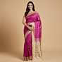 Pure Banarasi Handloom Katan Silk Saree | Pink