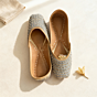Handmade Punjabi Jutti | Grey