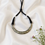 Handcrafted Oxidised Silver Necklace